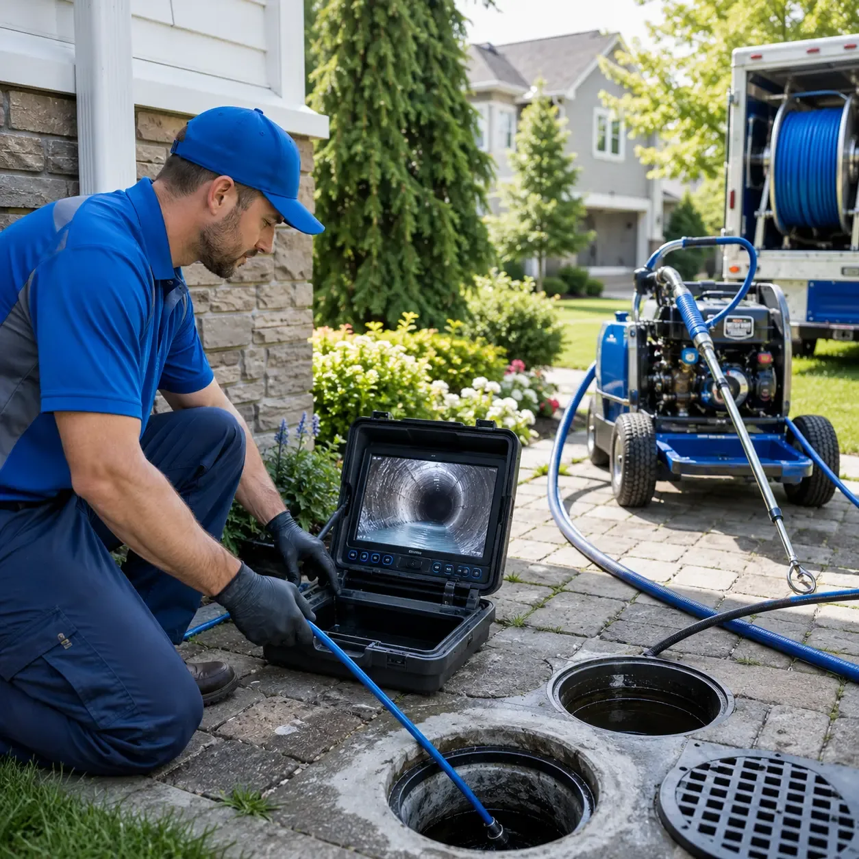 Outdoor drain cleaning professionals serving Hannastown, PA